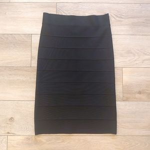 BCBG Alexa bandage skirt, black, size S